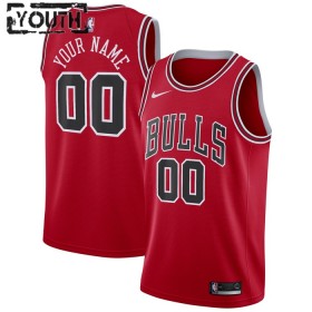 Dres Chicago Bulls Prilagođeni Nike 2022-23 Icon Edition Crvena Swingman - Dječji
